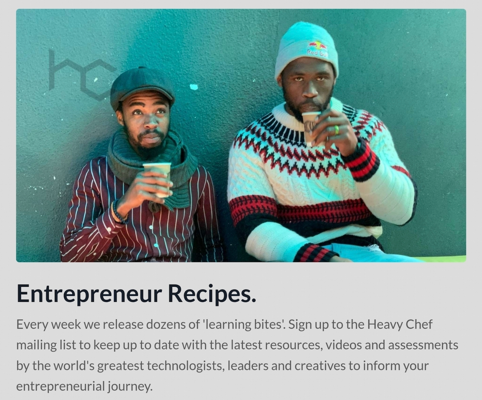 Heavy Chef News and Learning Resources banner