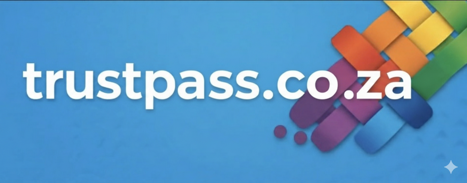 TrustPass banner, verifying identity and skills